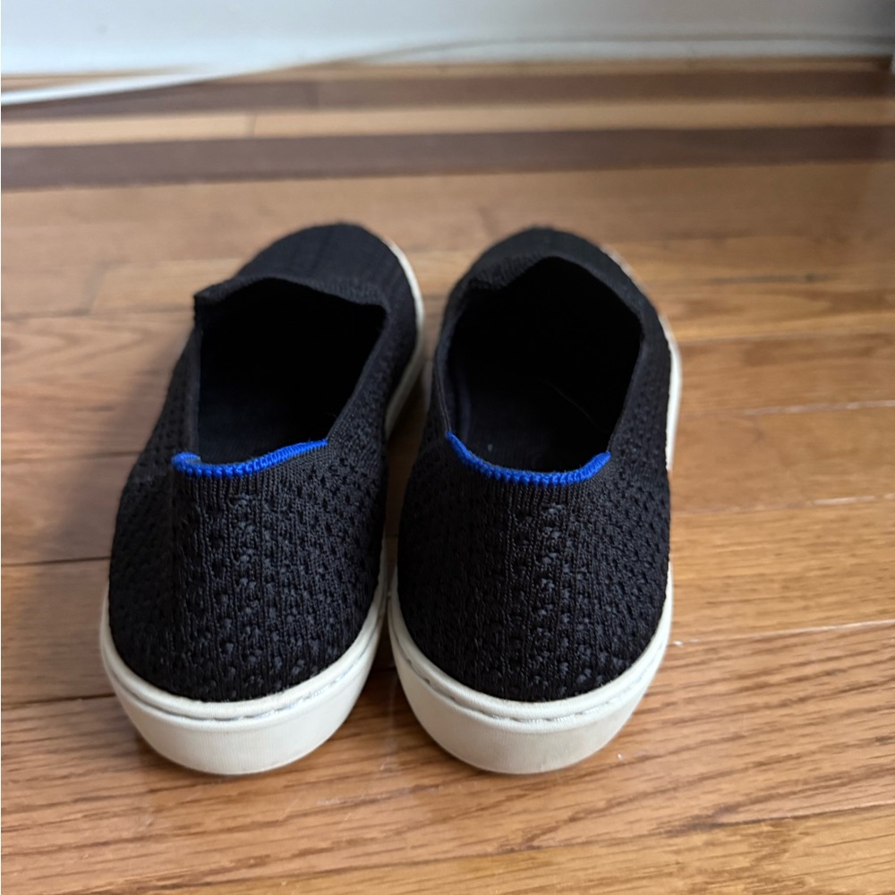 Rothy’s original slip in sneaker Black Honeycomb - Picture 2 of 3